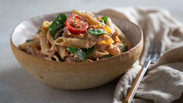 Tuna Mayo Pasta Salad